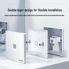YOUYSI Gigabit Cat6 Single Port Network Wall Panel