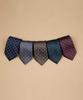 MANNERGRAM Est. Brown Pin Paisley Tie - 5 Colors