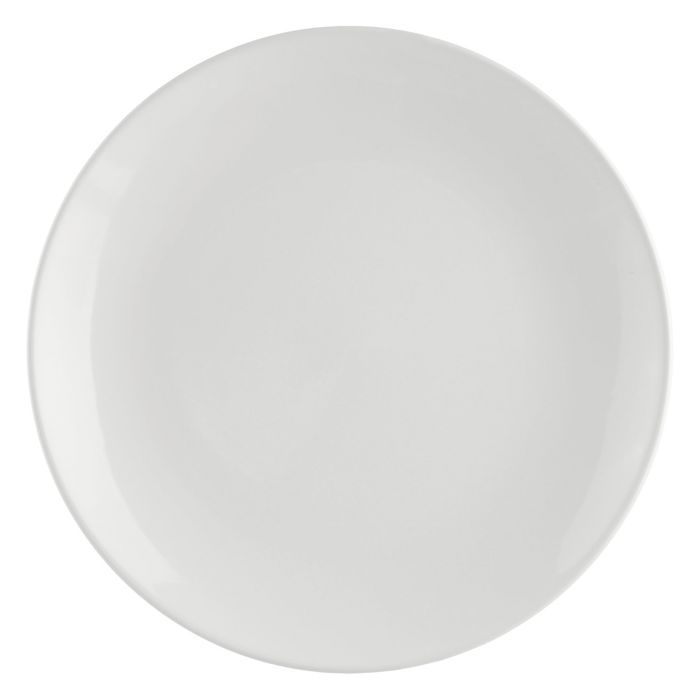 Assiettes - SECRET DE GOURMET - Service De Table - Lot De 18 - Céramique - Blanc