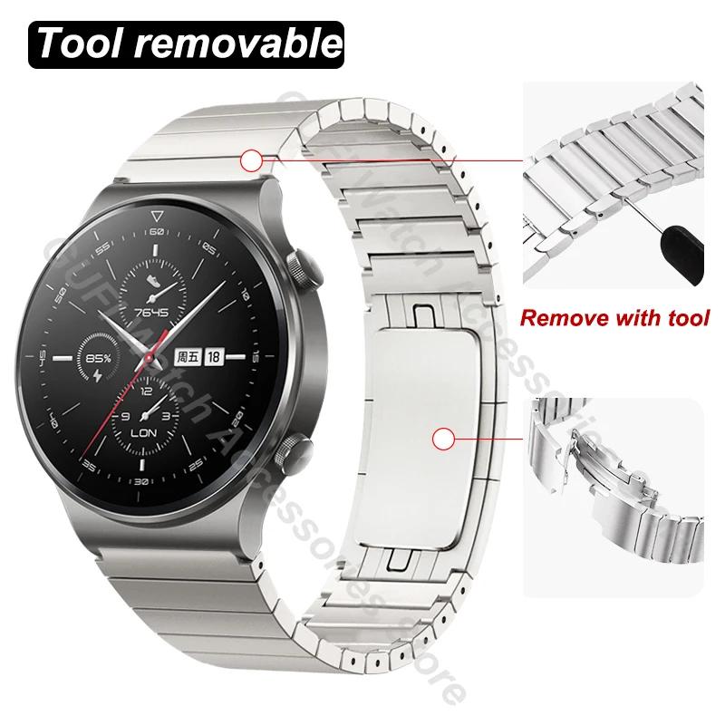 Luksusowy pasek ze stali nierdzewnej 22 mm do zegarka Huawei Watch 4Pro GT5 46 mm, pasek do zegarka Samsung Watch 7 40/44 mm, bransoletka Amazfit Balance