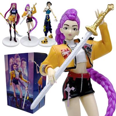 W magazynie 18-20cm KPop Grupa Polująca na Czarownice Superstar Rumi Mira Zoe Akrylowa PVC Figurka Akcji Zabawka Figurka Anime Lalka Dla Fanów Prezent