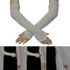 Elegant Gloves Bridal Sleeves Half Finger Cool Gloves for Proms Concert Evening Banquet Accessory Short Gloves