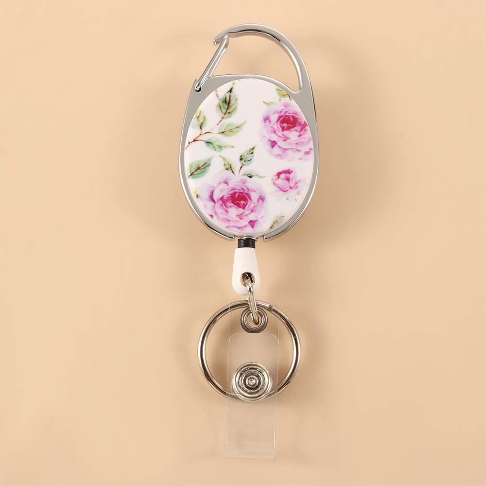 Clip Name Tag Holder Badge Holder Clip Nurse Doctor Key Chain ID Badge Holder Retractable Badge