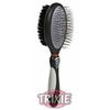 Crepe Brush and Comb - TRIXIE - 6 × 23 Cm - Double-Sided - Nylon and Metal Bristles - For Dog