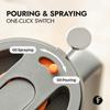 Auslaufsichere Öl-Sprühflasche mit Ausgießer-Düse Ölkanne Ölflasche Spender Küchenhelfer