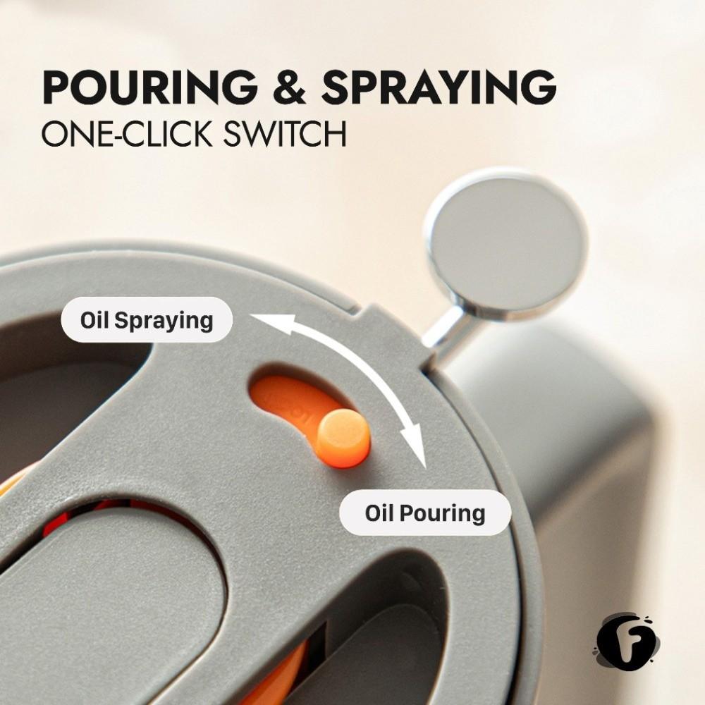 Auslaufsichere Öl-Sprühflasche mit Ausgießer-Düse Ölkanne Ölflasche Spender Küchenhelfer