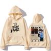 Rapper Myke Towers Tour Hooded Long-sleeved Harajuku Casual Sweatshirt With Hooded Fleece Clothes Sudaderas Hoody