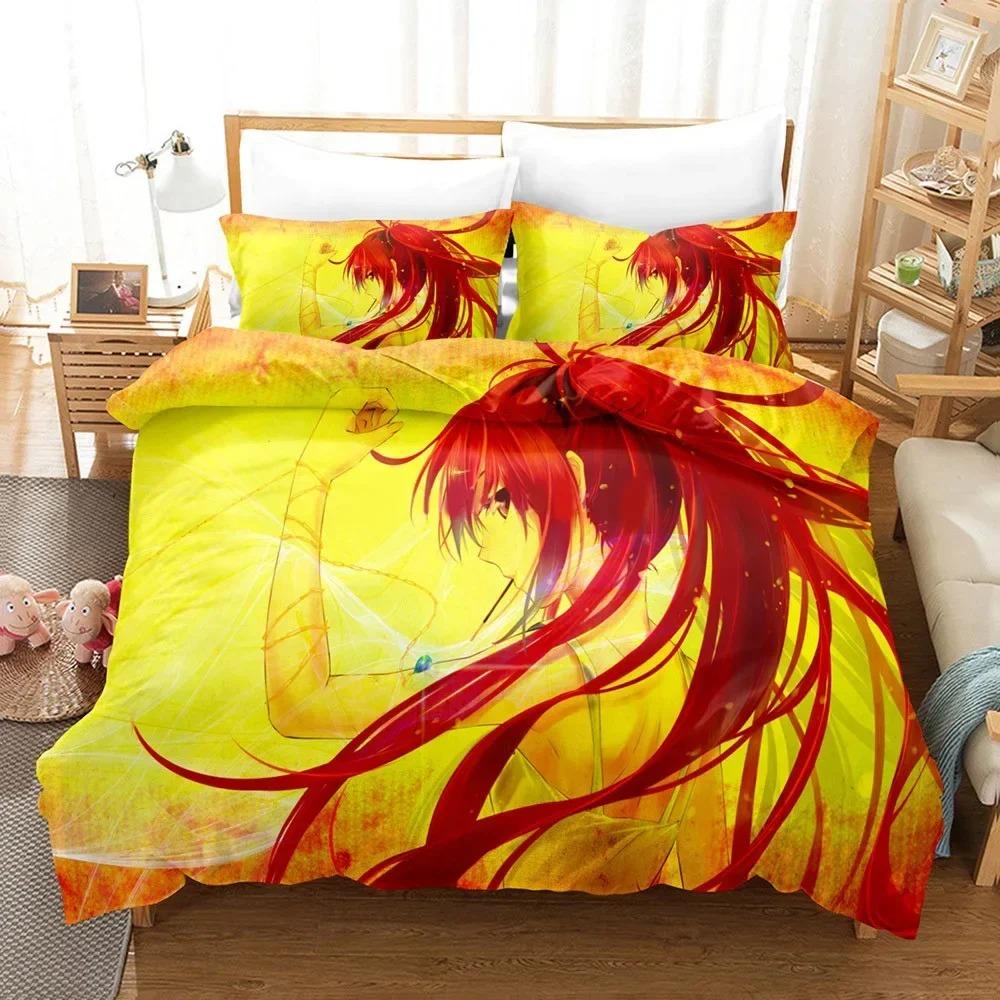 Comfortable Cartoon Pattern Duvet Cover Set With Duvet Cover And Pillowcases King Queen Twin Sizes For All Ages