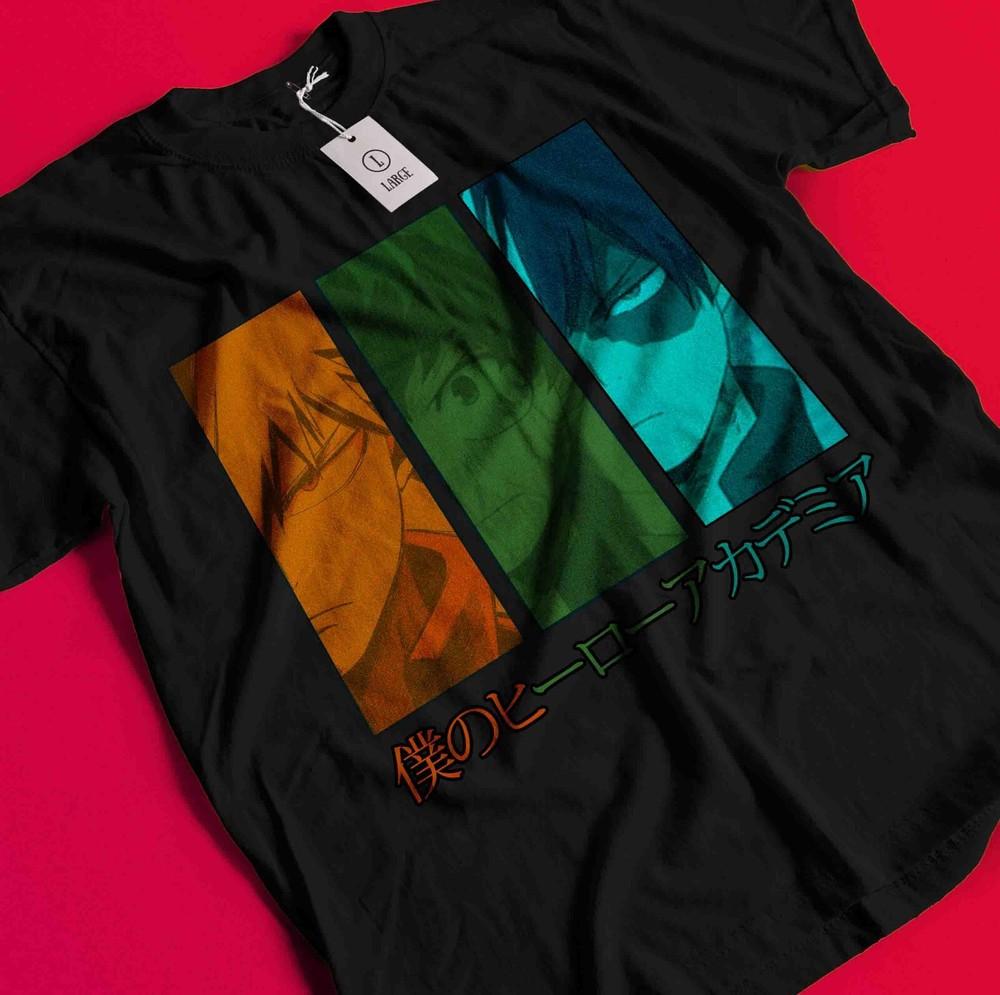 Deku T-Shirt My Hero Academia Bakugo Katsuki Tee Anime Midoriya Dabi Shoto Shirt BB1027