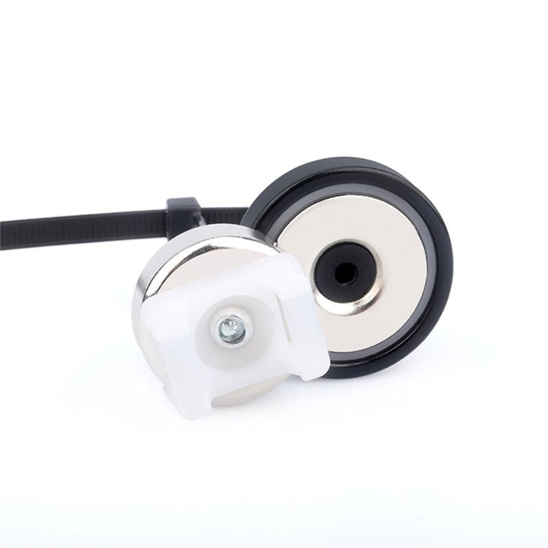20 Pack Reusable Magnetic Cord Clip Builts In Strong Magnets for Tidying Cable Storage On Metal Surfaces Daily Use