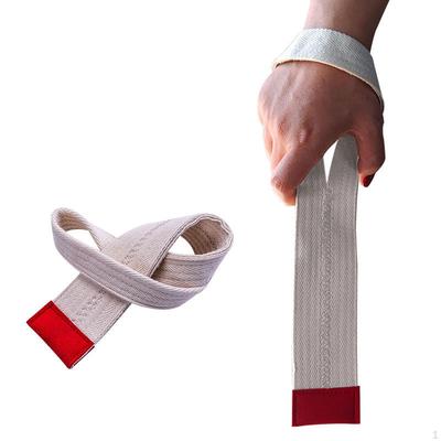 1 Pair Weight Lifting Straps Non Slip Cotton Wrist Support Wraps for Workout