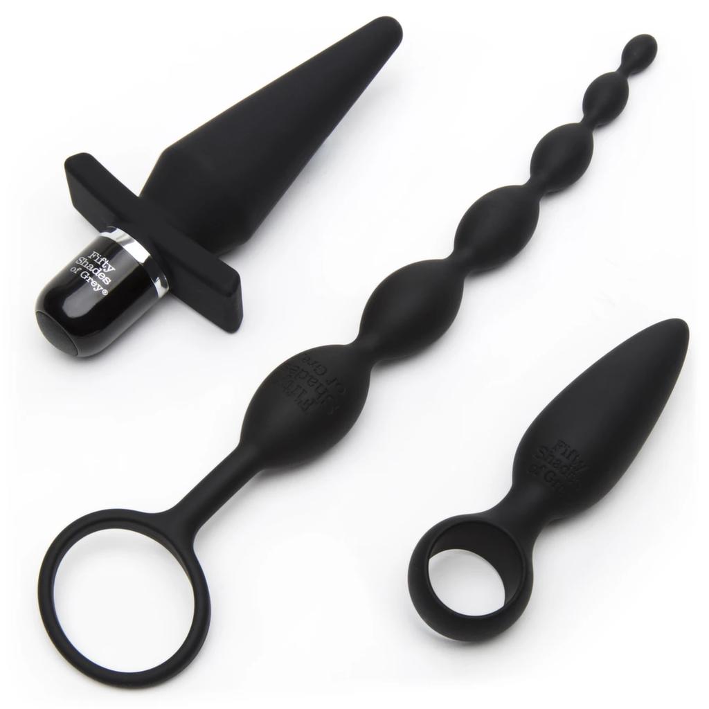 Accessory set - Fifty Shades of Gray Pleasure Overload Starter Anal Kit (4 piece kit)