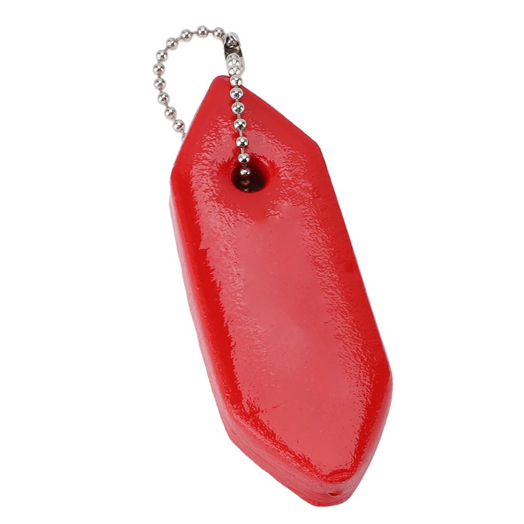 Floating Keychain NBR Strong Buoyancy Red Float Key Rings Pendant for Boating Surfing Outdoor Sports