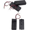 (Pack of 3 2 AAA Battery Holder with Switch, 2 x 1.5V AAA Battery Holder Case with Wire Leads and ON/Off Switch