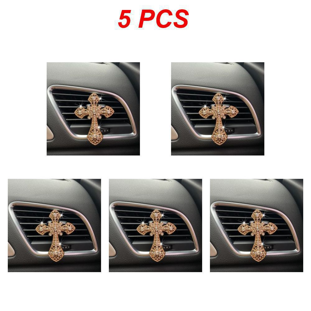 1/3/5PCS Water Cross Gentle Durable High Quality Material Selection Exquisite Workmanship Car Interior Accessories