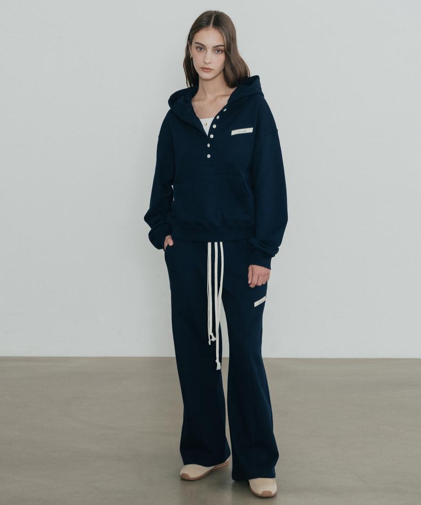 SSIN AND LEE (W) Tailor Cotton Sweatpants Navy