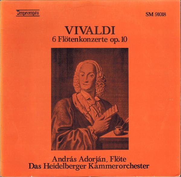 

LP Record ANTONIO VIVALDI ANDRS ADORJN DA 6 Fltenkonzerte Op.10 SM91018 IMPROMPTU 1972 Germany Classical Used