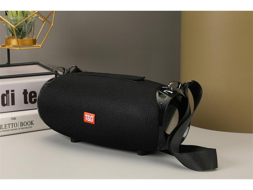 

Водонепроницаемый Bluetooth-динамик TG534: Портативный уличный сабвуфер с двойной диафрагмой и высококачественным звуком, а также функциями карты и вызова. фиолетовый