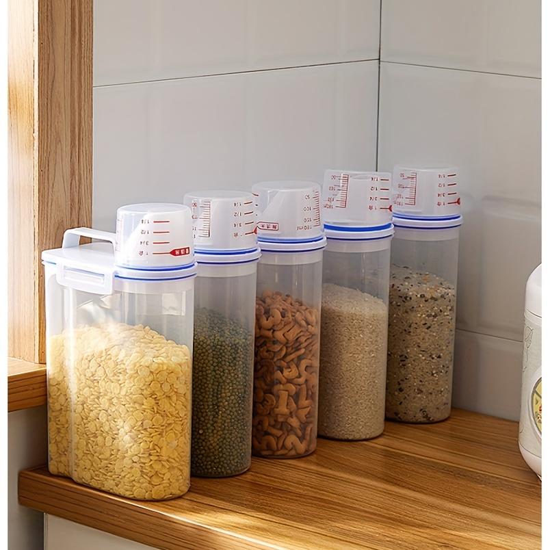 Large Capacity Cereal Storage Container Moisture-proof Insect-proof Sealed Rice Dispenser For Cereals Dog Food Kitchen Supplies