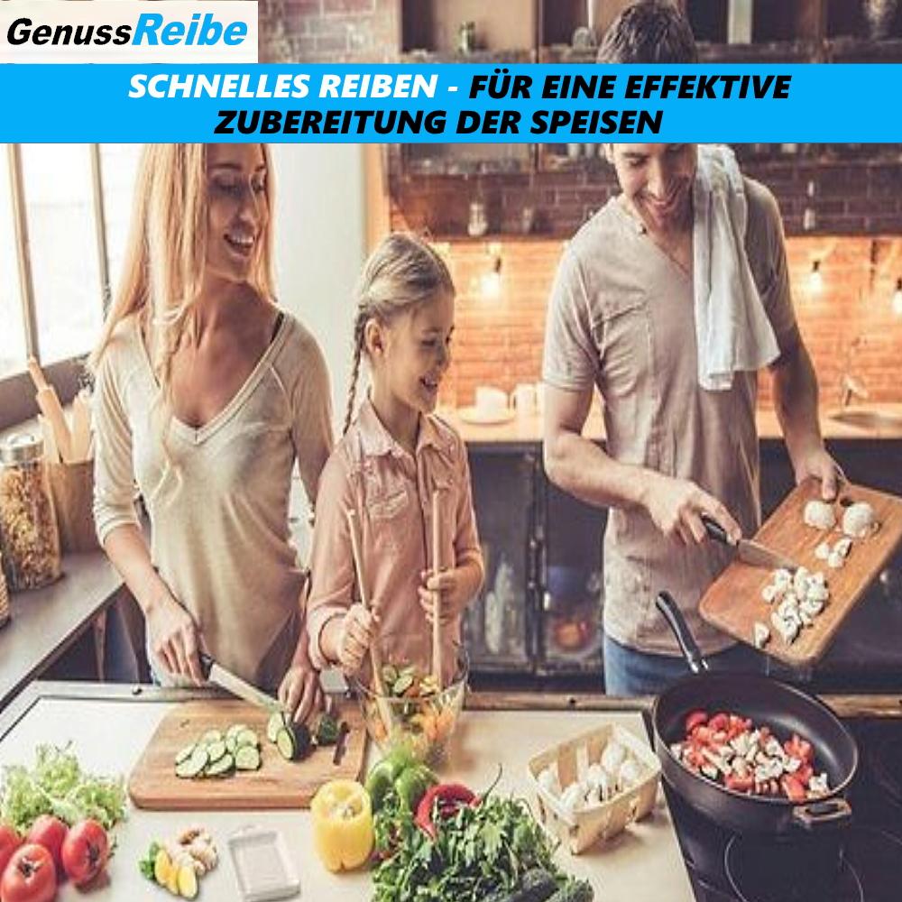 GenussReibe Keramik Ingwerreibe Kurkuma Muskat Knoblauch Parmesan Reibeteller