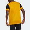 Adidas Wolverhampton Wanderers FC Home Jersey Short Sleeve V-Neck 20/21 Season Men Sports Jersey Black Yellow FJ4503