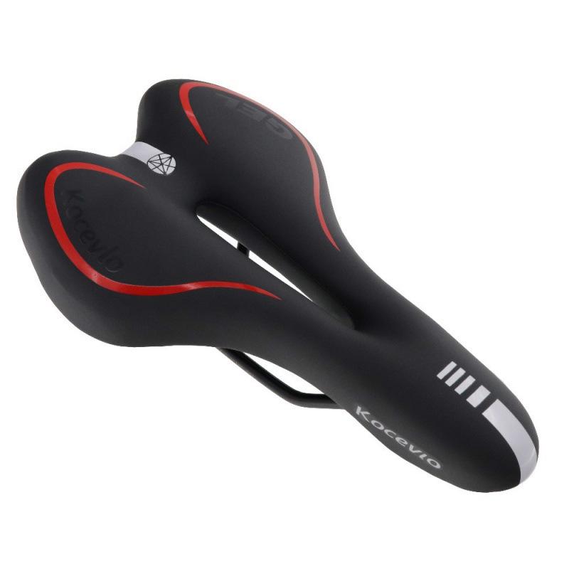 

Silicone shock-absorbing seat cushion bicycle seat cushion is comfortable M червоний