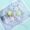 Solid Color Transparent Bag Phone Chains Fresh Kawaii Pendent Accessory  Spring Summer