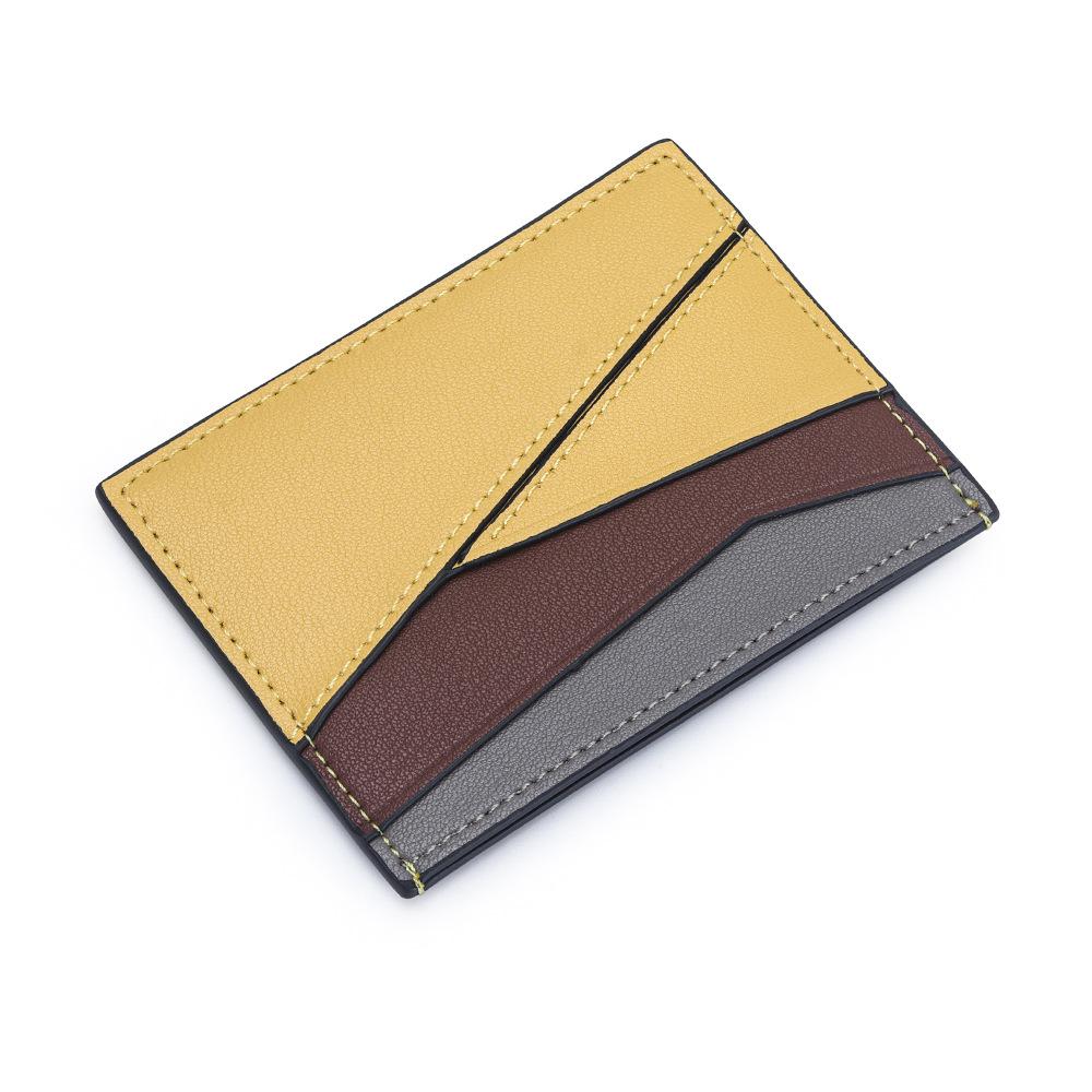 Credit Card Wallet Super Slim Card Holder Genuine Leather Wallet for Man and Women with 4 Card Slots and 1 Coin Pocket