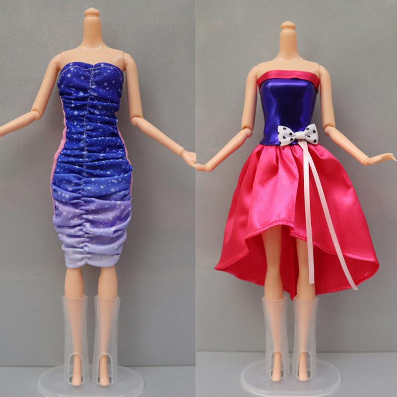 1Set Fashion Outfits for 1/6 Doll Casual Skirt Vest Shirt Pants Dress Dollhouse Accessories Clothes