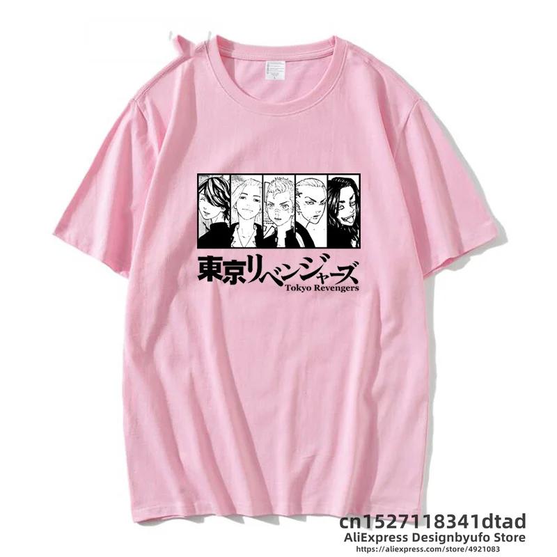

Mikey Draken Kazutora Baji Takemichi Tshirts for Women Unisex Tokyo Revengers T Shirt Short Sleeve Anime Print Tees Womens Tops S