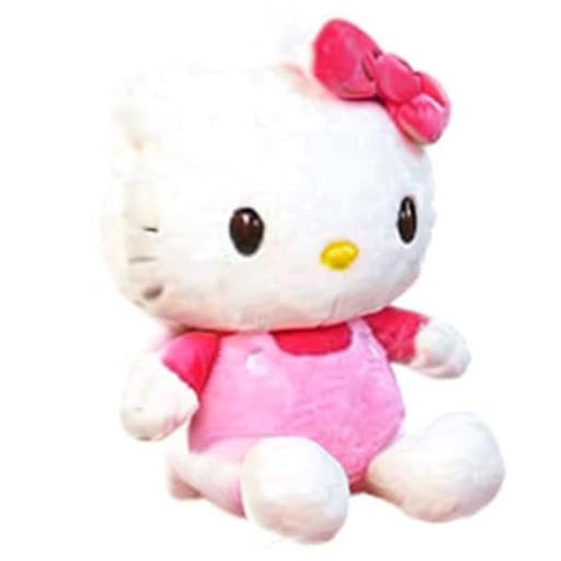 Nakajima Corporation Flauschige Hello Kitty Groß Rosa 44cm x 36.5cm x 26cm Sanrio Hello Kitty Plüschtier 143013-20