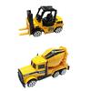 Children's Engineering Vehicle Toys Simulation Alloy Mixer Forklift Toy Model Inertia Car Best Birthday Gift For Boys