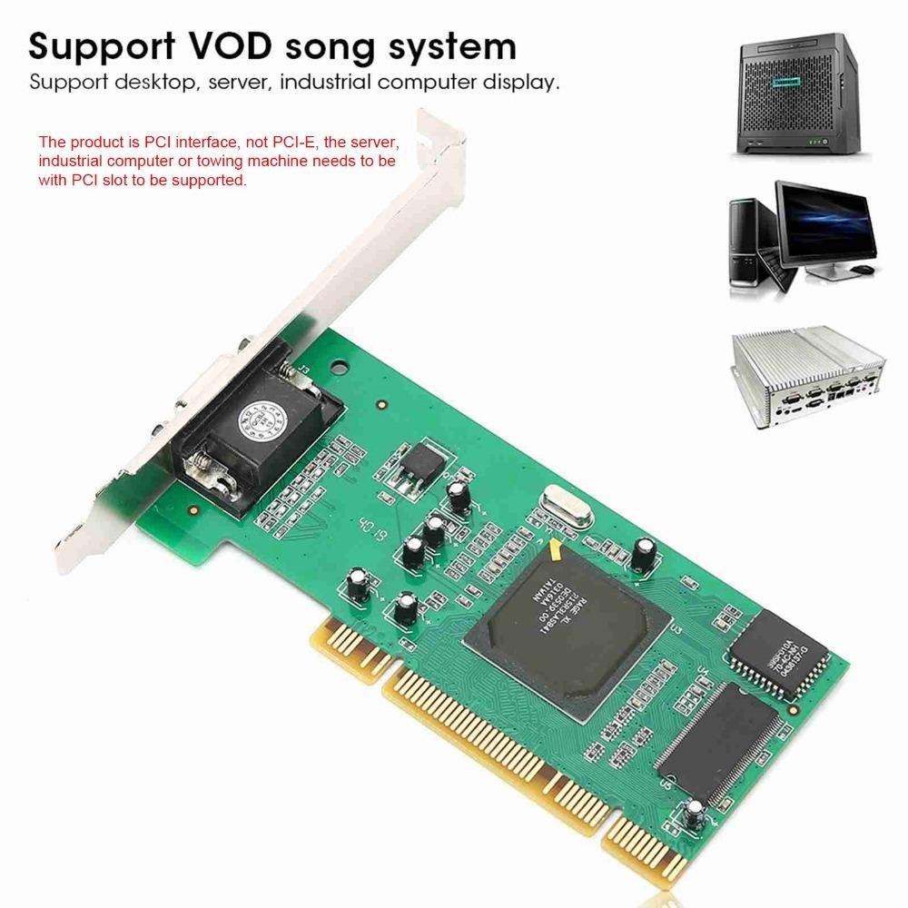 32Bit Interface Graphics Card 8MB Memory Video Card for for ATI Rage XL Industrial Computer