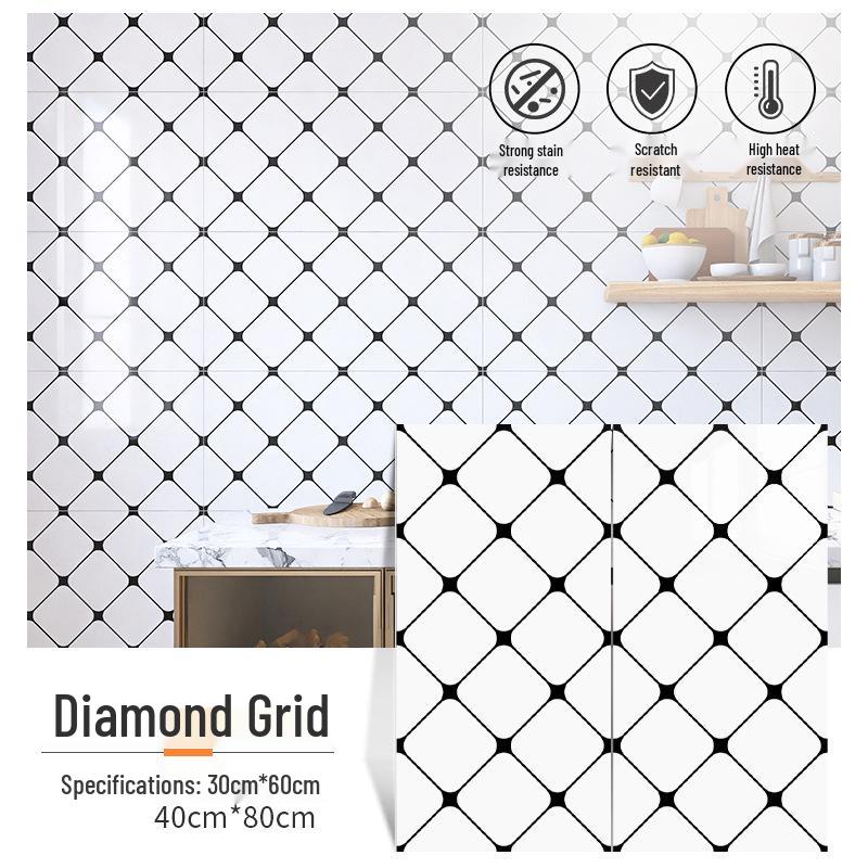 Self-Adhesive Waterproof Marble Tile Wallpaper Sticker