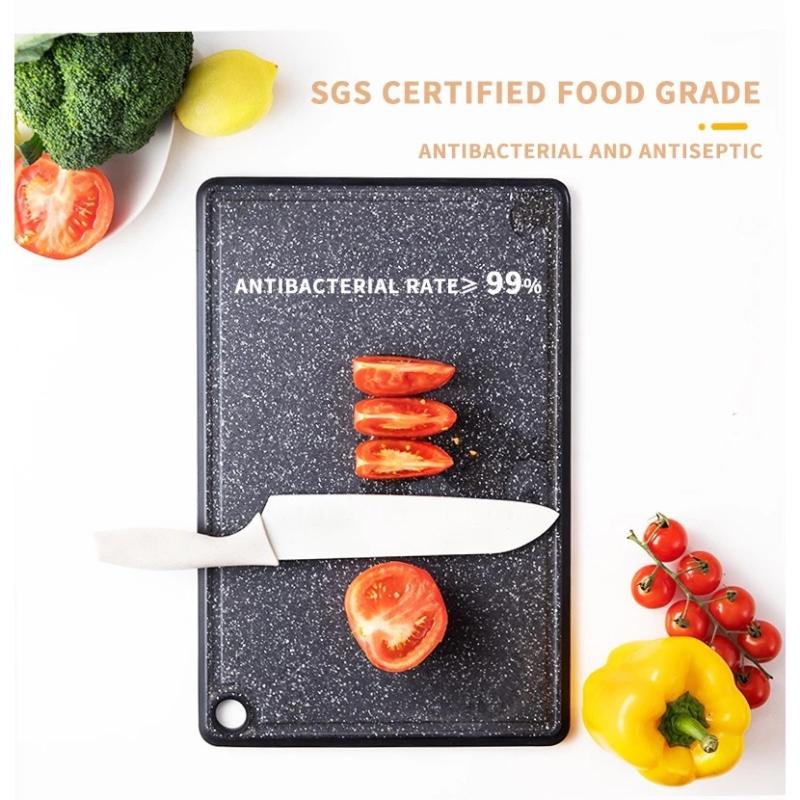 High Quality Kitchen Cutting Board Antibacterial Reversible Non Slip Chopping Board for Daily Meal Prep Home Cooking