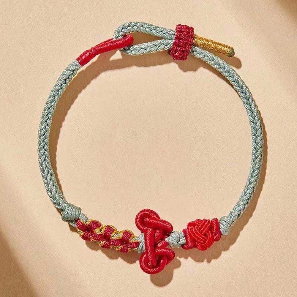 Personality Exam Success Woven Bracelet Fortunate Ornaments Chinese Knot Bangle Party