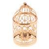 Vintage Birdcage Tealight Candle Holder Iron Decorative Lantern Pillar Candle Stand for Home Wedding Party