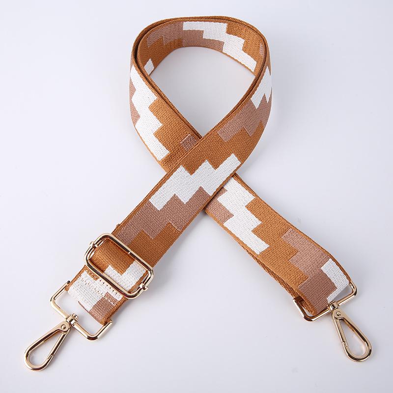 Creative Fashion Square Ethnic Style Adjustable Long Shoulder Strap Crossbody Shoulder Bag Strap Bag Shoulder Strap Accessories