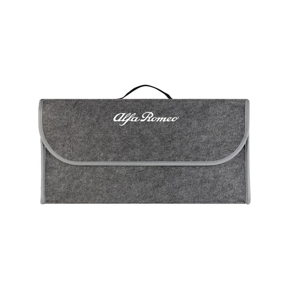 1pc Anti Slip Soft Felt Storage Box Car Trunk Organizer Foldable Box For Alfa Romeo Giulietta GT 159 147 Sportiva Accessories