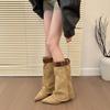 Mori style natural pure oxygen forest quiet boots women's shoes viral trends fashion versatile