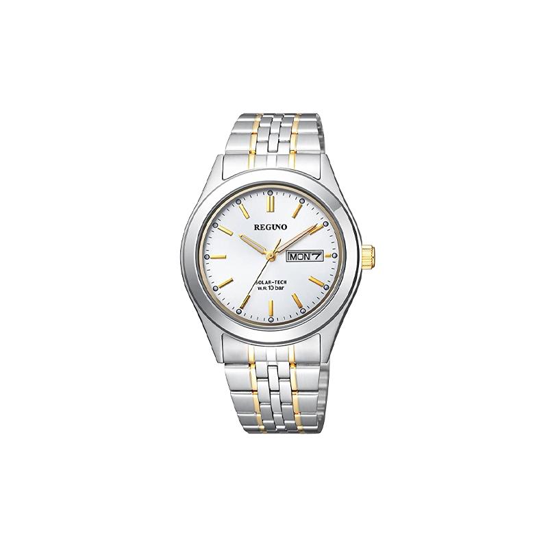 

CITIZEN 100 meters waterproof, fashionable and versatile, light Quartz, Steel Strap, , men s watch, white dial KM1-113-13 білий