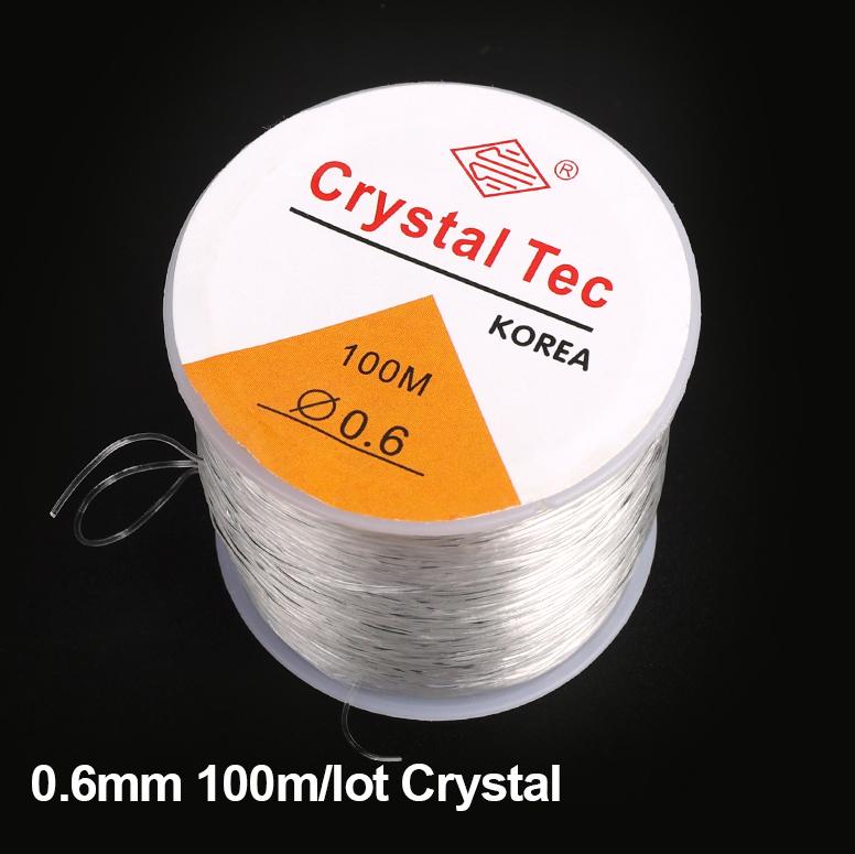 100m/Roll Elastic Crystal Jewelry Cord Beading String Strong Stretchy Thread Cords for DIY Necklace Bracelet Jewelry Making