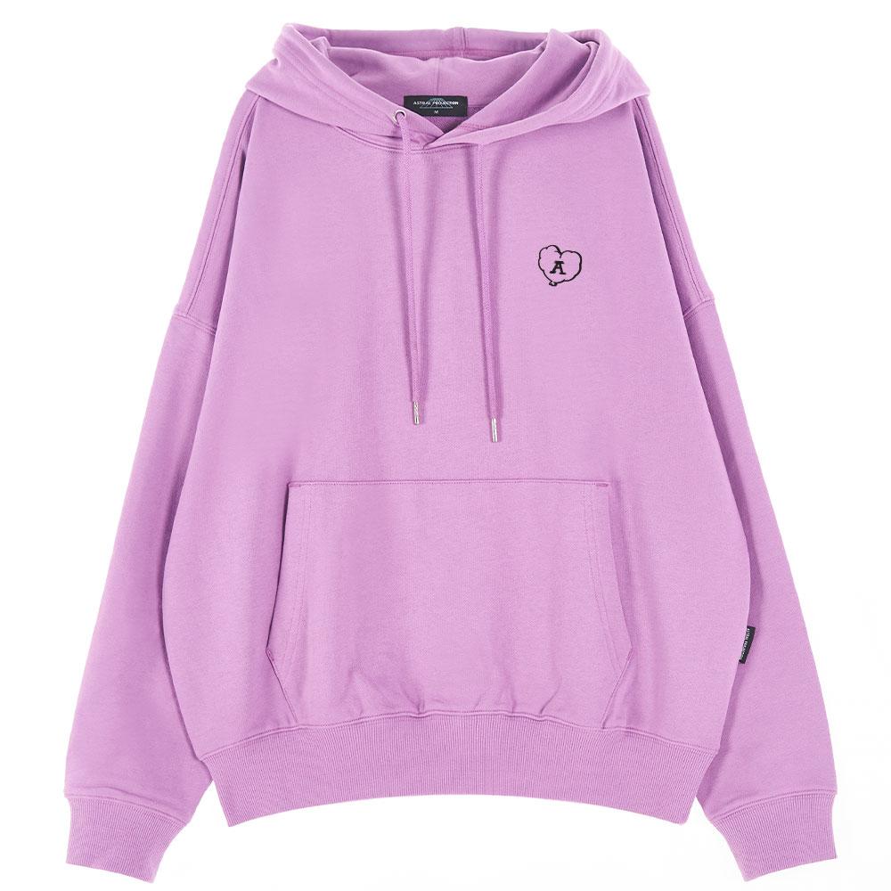 Astral Projection Oversized Drop Shoulder Jy Rabbit Hoodie_Violet