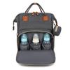 New Mommy Bag Large Capacity Portable Baby Bag Embroidered Thread Pacifier Bag Lightweight Double Shoulder Maternal and Infant Bag