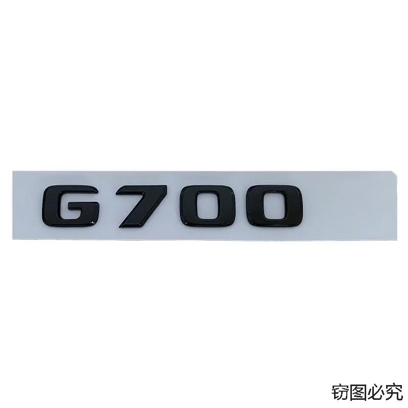 ABS Car Body Side Letters Badge Tail Trunk Sticker for Mercedes Benz G700 G800 G900 900 800 700 Emblem W210 W213 W204 W251 W111