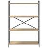 Bookshelf Sonoma Oak 80 x 30 x 120 cm Particleboard