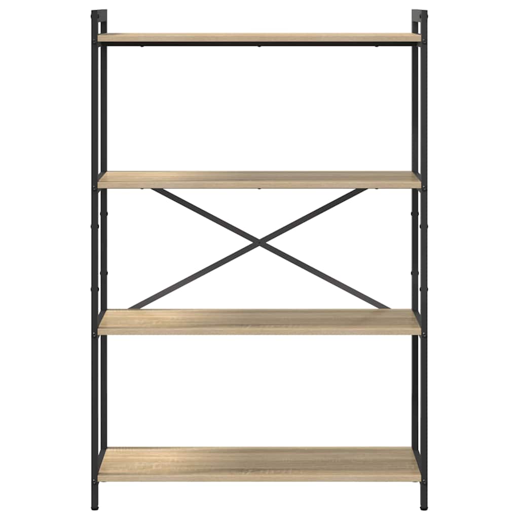 Bookshelf Sonoma Oak 80 x 30 x 120 cm Particleboard