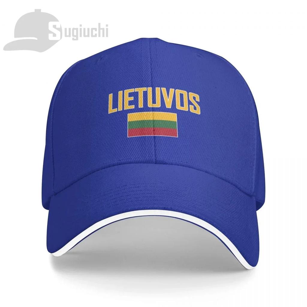Lithuania Flag With Letter Baseball Cap Unisex Women Summer Unisex Hip Hop Caps Cotton Snapback Golf Hat Fishing Caps