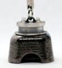 [Set] Netsuke Kettle & Cooking Stove Set, Made in Japan (Antique Silver)