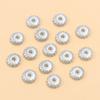 567mm DIY Stainless Steel Hollow Round Spacer Beads - 2 Colors for Jewelry Making